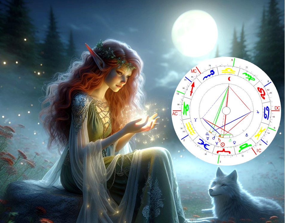 April Vollmond 2026 Bild mit Radix