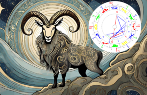 Dezember Vollmond 2023 Bild mit Radix