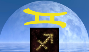 Dezember-Vollmond mit Zwillinge-Mond