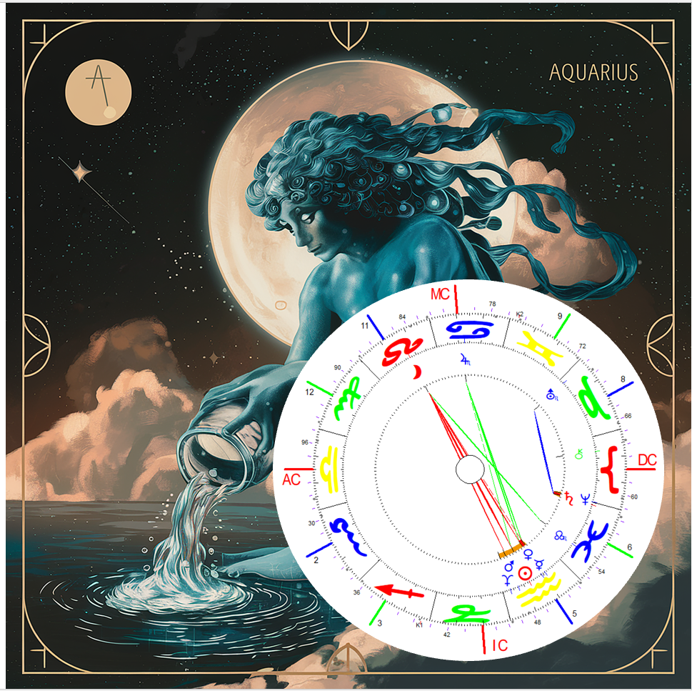 Februar Vollmond 2026 Bild mit Radix