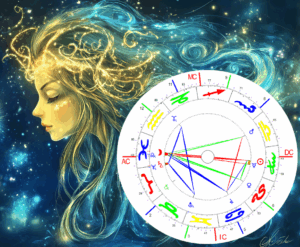 September Vollmond 2025 Bild mit Radix