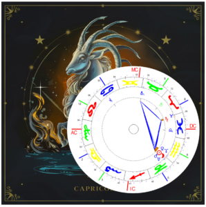 Steinbock Neumond 2026 Bild mit Radix
