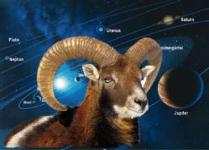 Widder-Neumond 2017 im Weltall